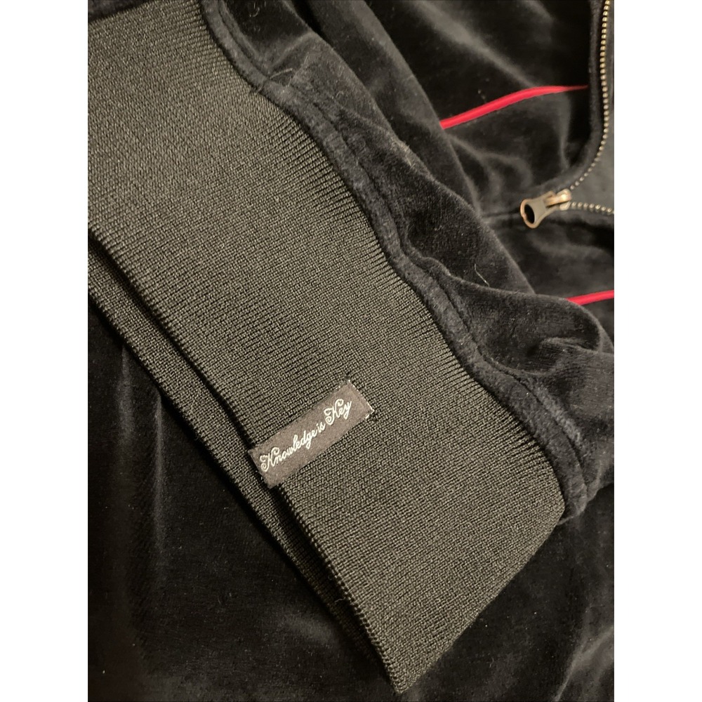 AKDMKS Akademiks Jacket Men 3XL Black Velour Vintage Hip Hop Y2K Street Wear - Picture 8 of 11